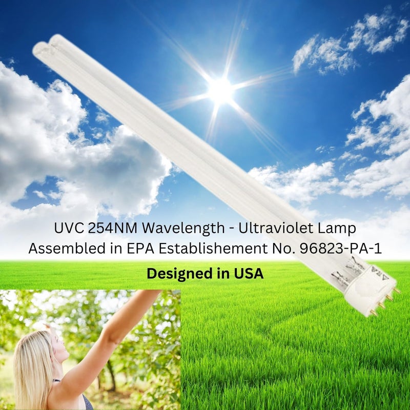LSE Lighting 36W UV Bulb â€“ Compatible with Coralife Turbo-Twist 12X â€“ 36 Watt UV-C Replacement Lamp â€“ Aquarium Light - Designed in USA - Image 4